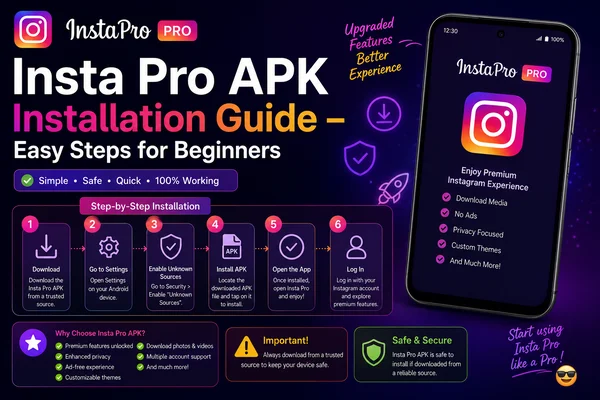 คู่มือการติดตั้ง Insta Pro APK – ขั้นตอนง่ายๆ สำหรับผู้เริ่มต้น