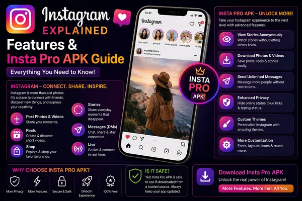 Instagram Explained: Features & Insta Pro APK Guide